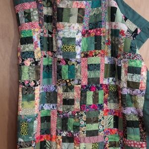 Handmade Patchwork Quilt Floral Comforter